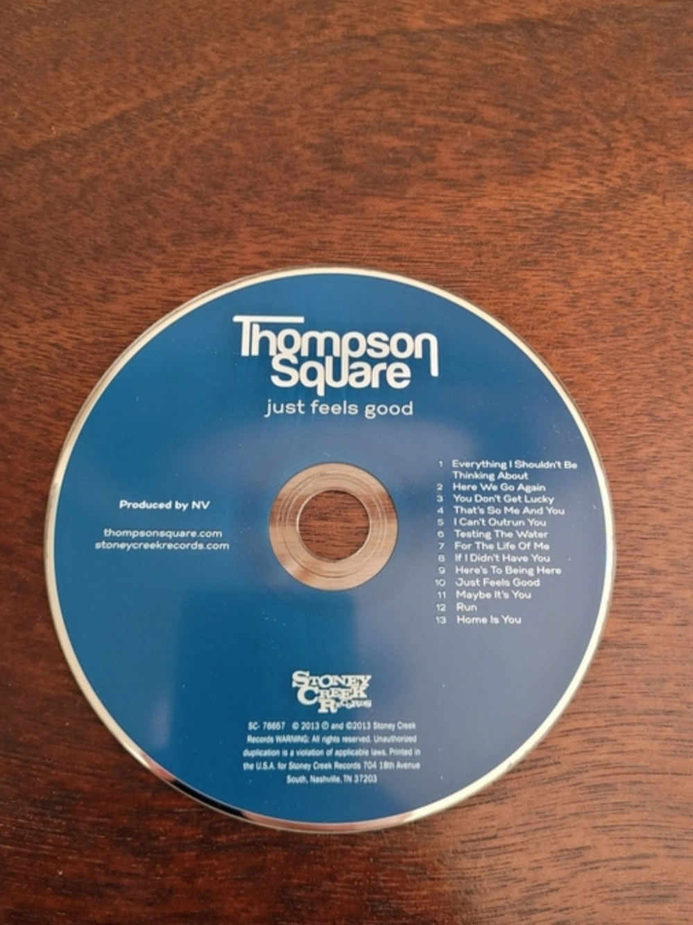 Thompson Square - Just Feels Good - Country Music CD